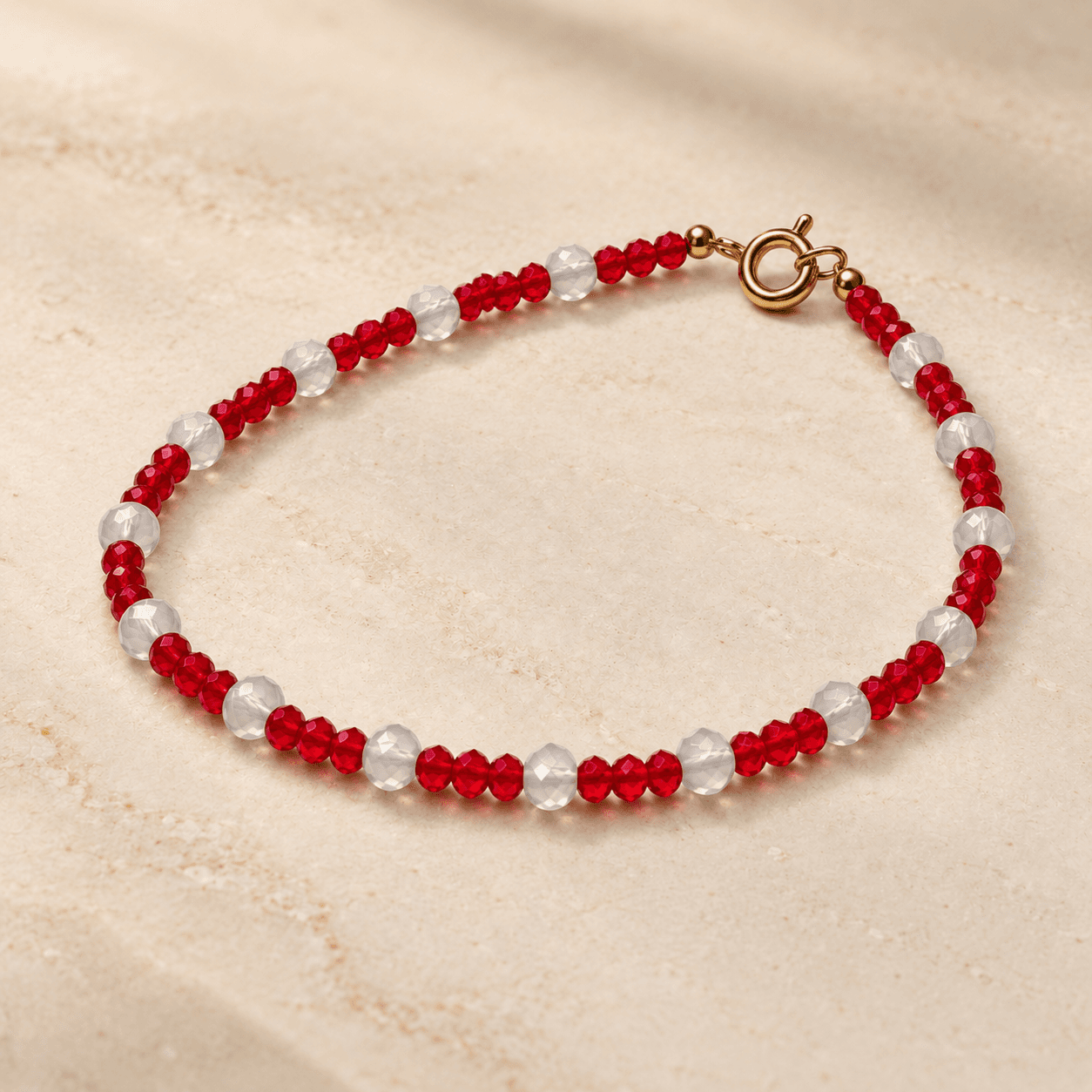 Pulsera Aurora Carmesí